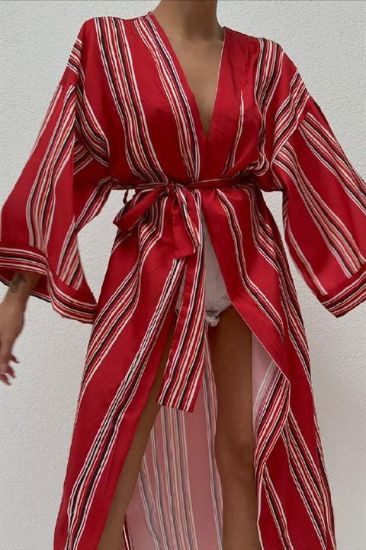Lucinda Çizgili Kimono 5014-04 resmi